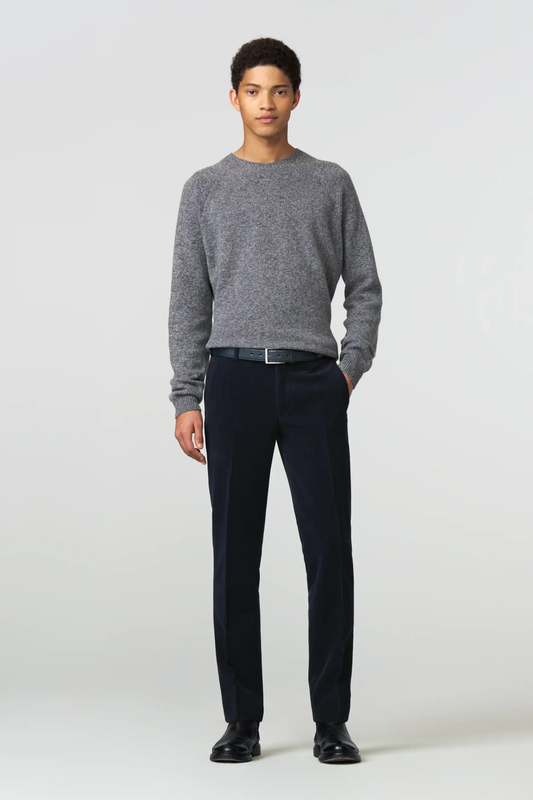 Meyer Wolcord Modern Fit Donkerblauw - Afbeelding 5