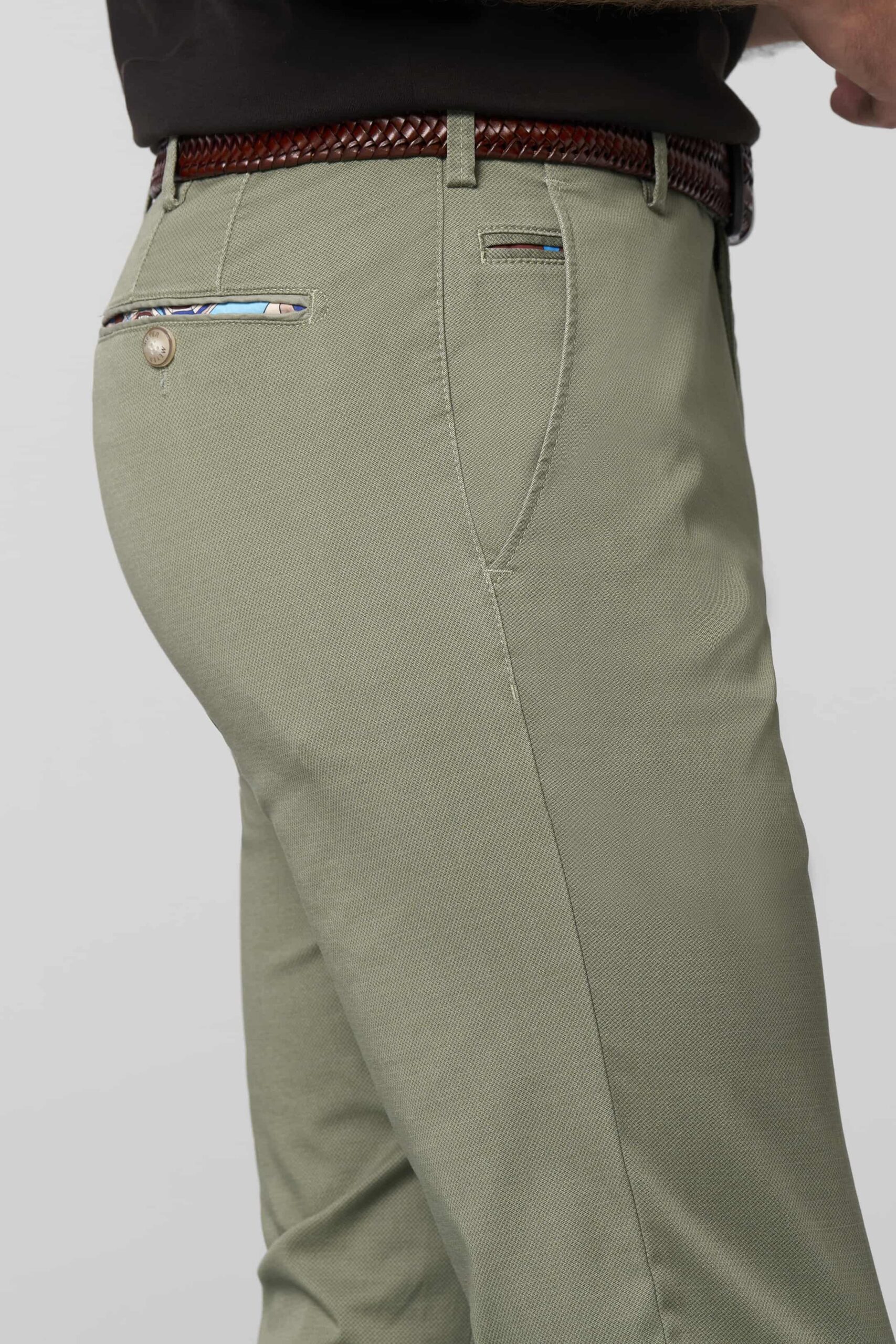Meyer Bonn Modern Fit Stretch Groen - Afbeelding 2