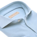 John Miller Slim-Fit Poloshirt Stretch Lichtblauw - Afbeelding 2