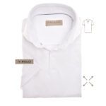 John Miller Poloshirt Slim-Fit Stretch Wit