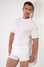 HOM New Harro Onder T-Shirt Wit - Afbeelding 4