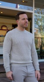 Thirij Pullover Linnen Zand - Afbeelding 2