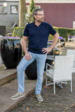 Thirij Poloshirt Donkerblauw