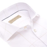 John Miller Tailored-Fit Shirt Ruit Zand - Afbeelding 2