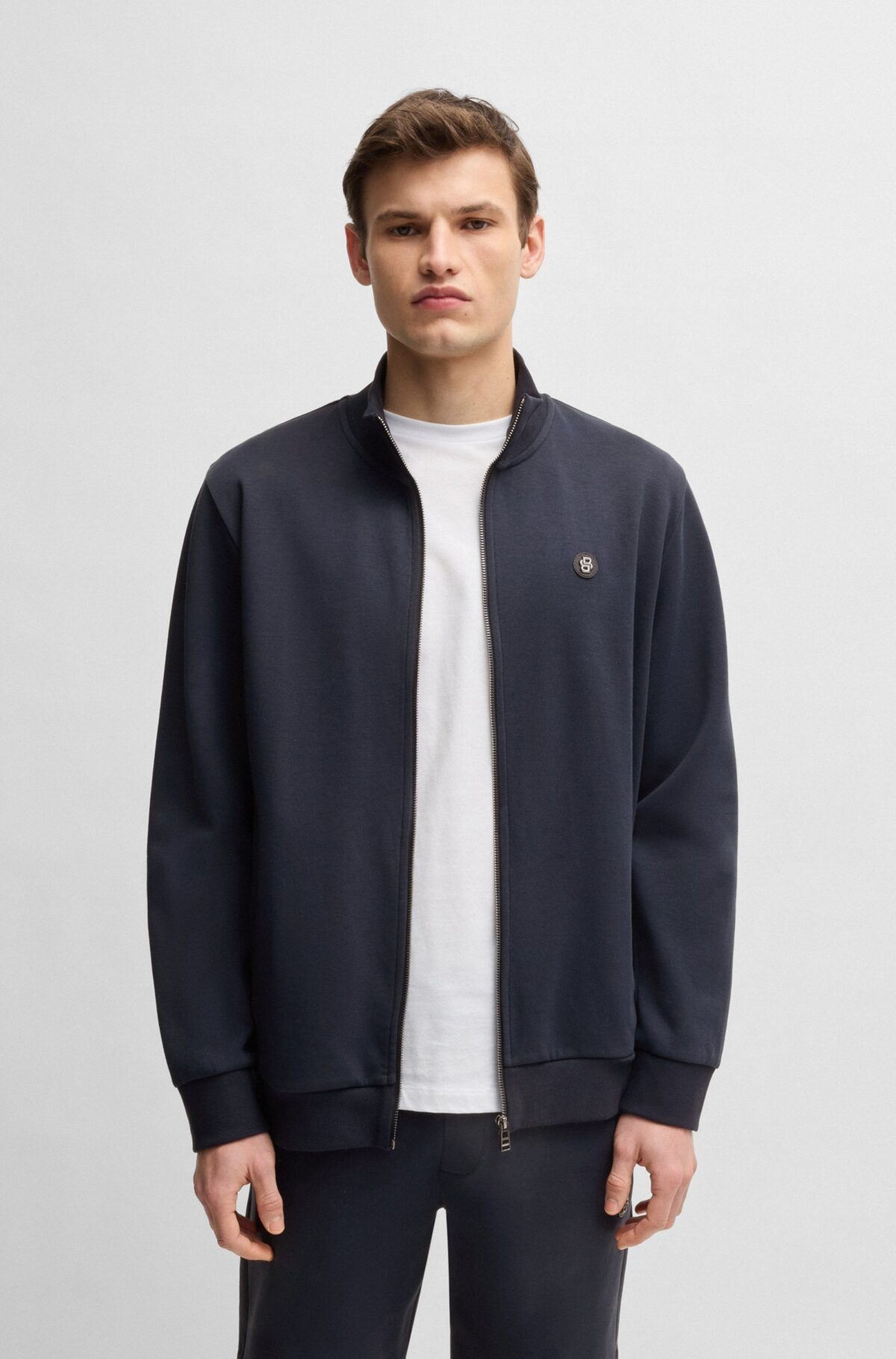 BOSS Sweat Vest Donkerblauw - Afbeelding 4