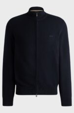 BOSS Vest Katoen logostiksel Donkerblauw - Afbeelding 5