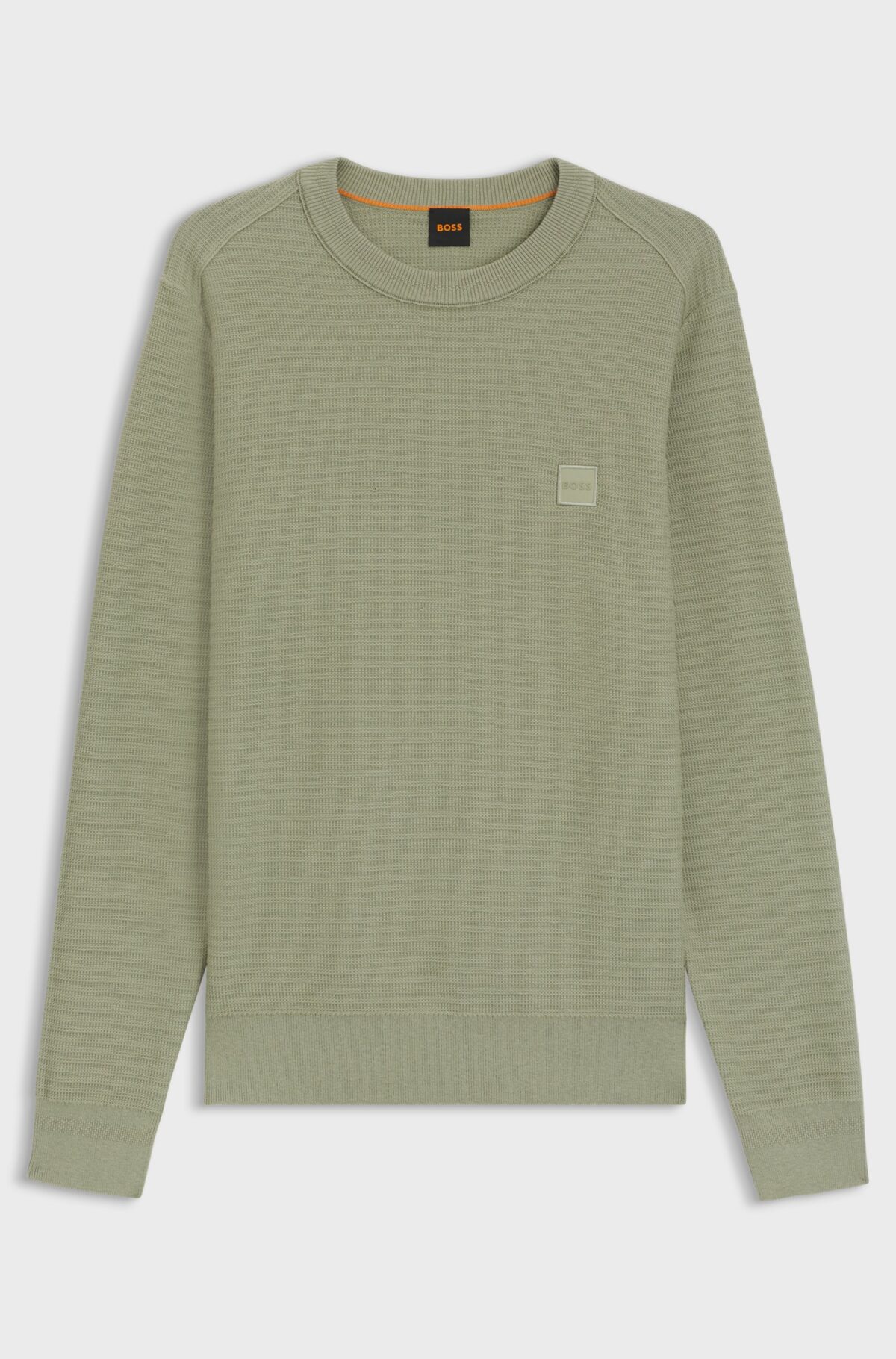 BOSS ORANGE Pullover Lichtgroen - Afbeelding 5