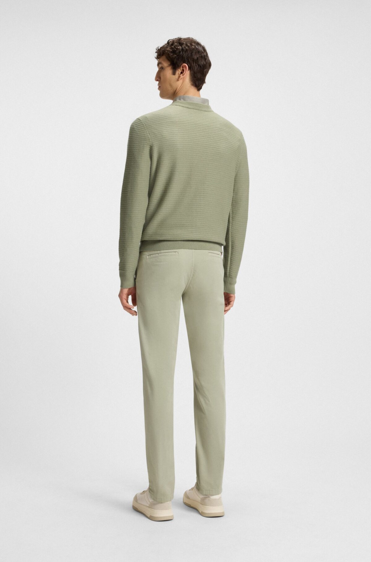 BOSS ORANGE Pullover Lichtgroen - Afbeelding 4