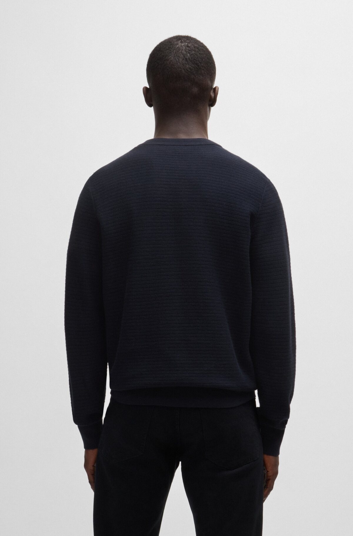 BOSS ORANGE Pullover Donkerblauw - Afbeelding 5