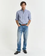 GANT Shirt Regular-Fit Classic Blauw - Afbeelding 6
