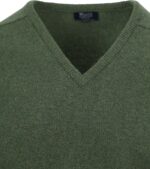 William Lockie V-Hals Pullover Groen - Afbeelding 2