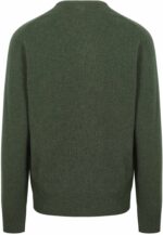 William Lockie V-Hals Pullover Groen - Afbeelding 3
