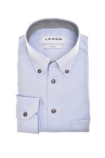 Ledûb Modern-Fit Shirt Lichtblauw