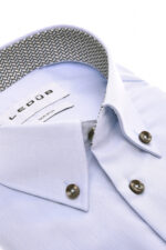 Ledûb Modern-Fit Shirt Lichtblauw - Afbeelding 2
