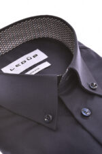 Ledûb Modern-Fit Shirt Donkerblauw - Afbeelding 2