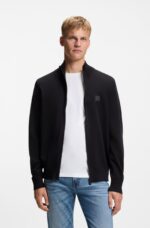 BOSS ORANGE Vest Katoen Donkerblauw