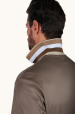 Paul & Shark Poloshirt Katoen Taupe - Afbeelding 4