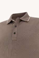 Paul & Shark Poloshirt Katoen Taupe - Afbeelding 8