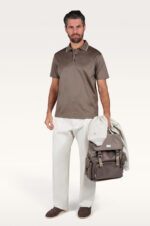 Paul & Shark Poloshirt Katoen Taupe - Afbeelding 2