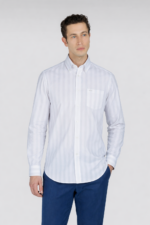 Paul & Shark Shirt Beige Streep - Afbeelding 3