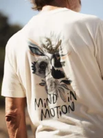 Mos Mosh Gallery T-Shirt Backprint Ivoor - Afbeelding 4