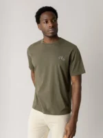 Mos Mosh Gallery T-Shirt Backprint Groen