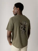 Mos Mosh Gallery T-Shirt Backprint Groen - Afbeelding 2