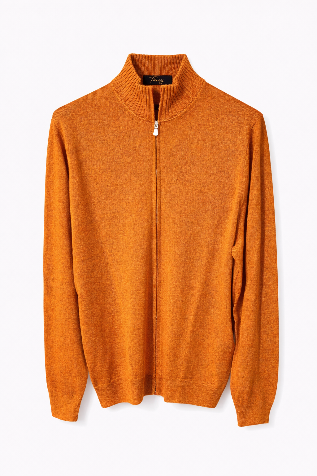 284110-358 Thirij Vest Merinowol Oranje - Afbeelding 1