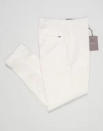 Berwich Pantalon Katoen Ribstof OffWhite - Afbeelding 4