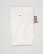 Berwich Pantalon Katoen Ribstof OffWhite - Afbeelding 3
