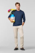 Meyer New York Modern Fit Stretch Zand - Afbeelding 7