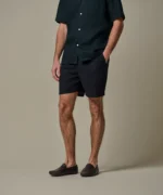Profuomo Short Linnen-Mix Donkerblauw